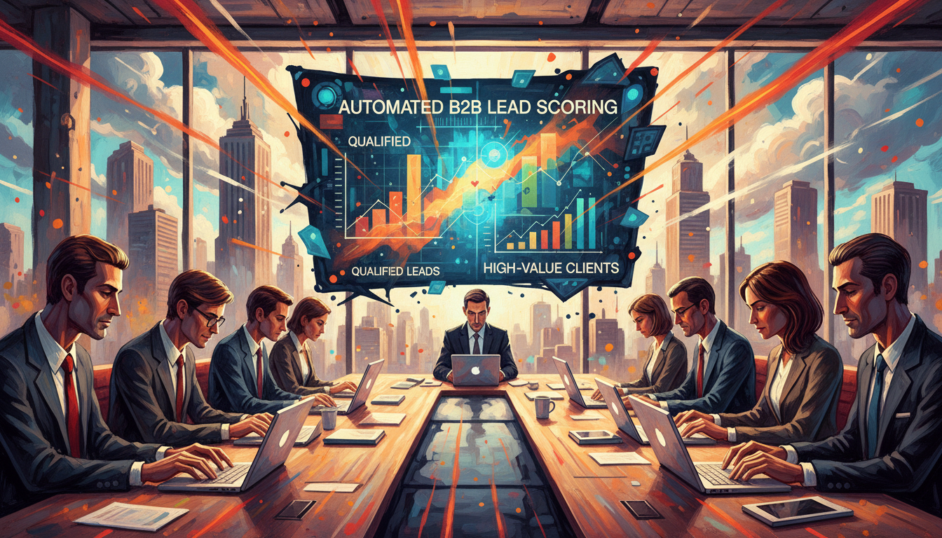 Automated B2B Lead Scoring: How to Qualify High-Value Clients in Your CRM
