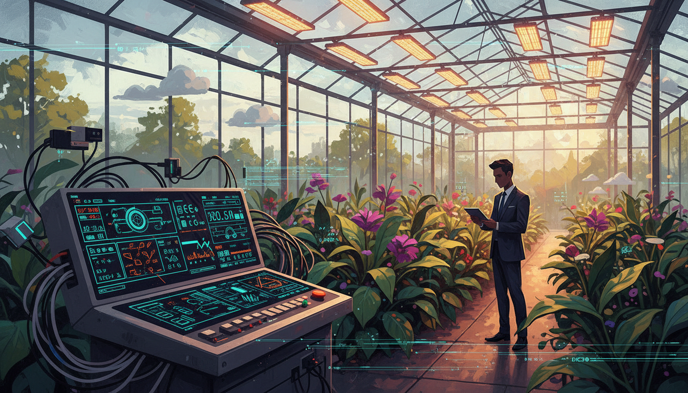 Automating Greenhouse Climate Logs with Cloud-Based Enterprise Infrastructure